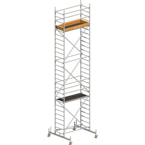 Layher Rollgerüst Uni Leicht Standard-Aufbau 8,26m AH (1/4)