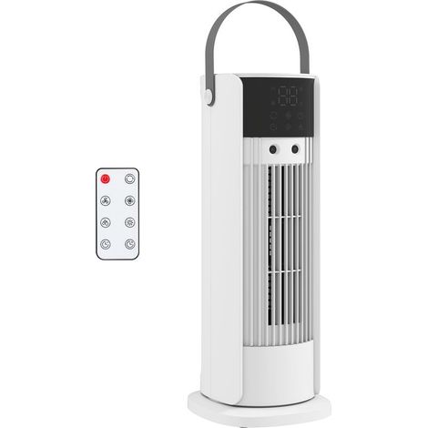 Ventilateur colonne pour chambre – De table 40 cm avec brumisateur – 3 vitesses – Minuterie – Oscillation 90° (1/5)