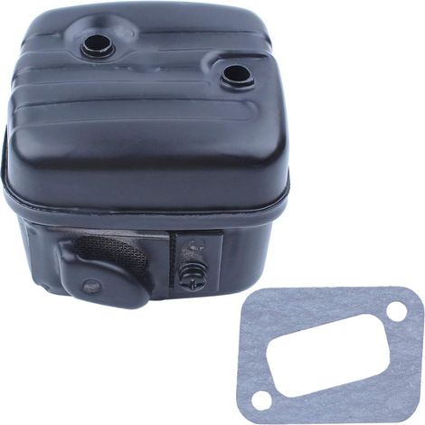 Silencieux d'échappement avec joint pour Husqvarna 340 345 346XP 350 351 353 E EPA Tronçonneuse 503862803 503879602 (1/5)
