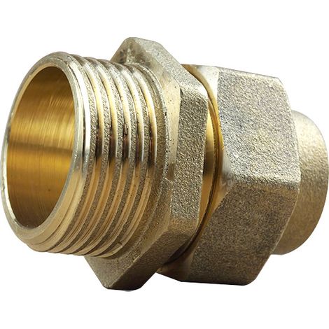 Raccord union 3 pièces 341 GCU mâle 1" (26/34) - Tube Cuivre Ø22 - Arcanaute (1/3)