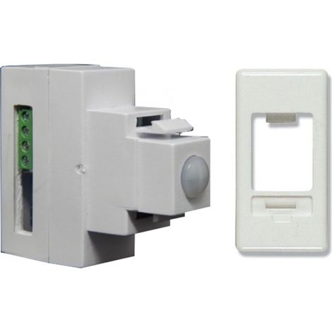 Sirsen a doppia tecnologia filare universale compatibile Gewiss System bianca - DT-KEY