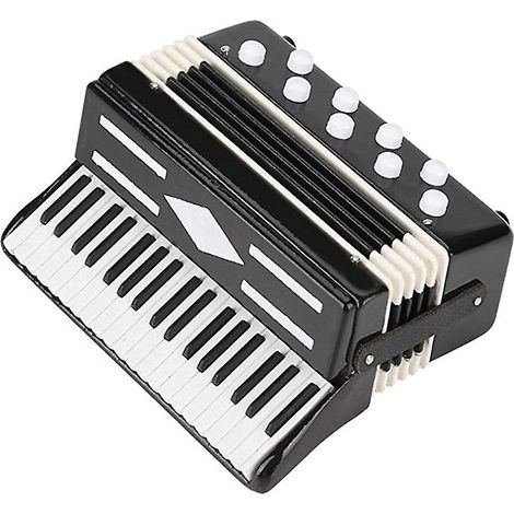 JANMIR-Accordéon miniature, mini instrument de musique, instrument de musique exquis, décoration de Noël