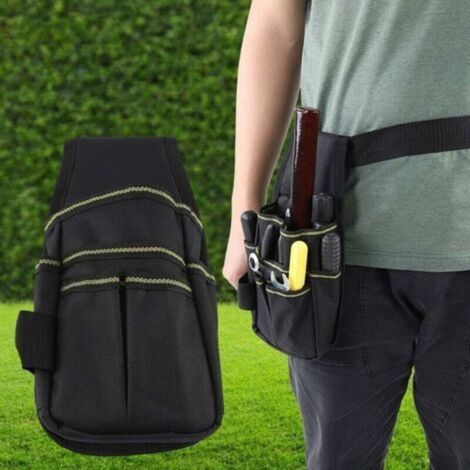 Pochette de Ceinture à Outils, Sac de Rangement d'outils de Jardinier Sac à Outils de Jardin, Ceinture de Rangement d'outils de Tablier de Taille pour Jardinier de Jardin extérieur de Patio