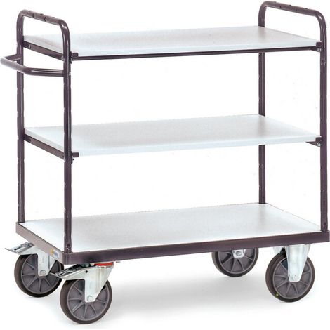 fetra Chariot à plateaux ESD 9101 - charge max. 600kg Pneus TPE-ESD (1/3)
