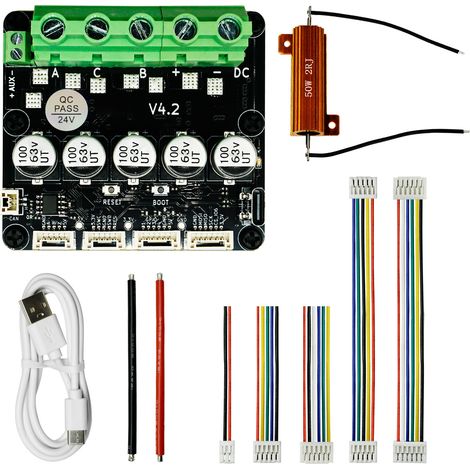 Contrôleur de servomoteur 8-24V, entraînement unique, grand courant, pilote cc sans balais, haute précision, Compatible avec FOC BLDC