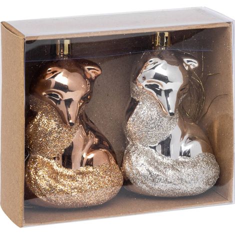 Sdn plast fox x2 10,5cm - Feeric lights & christmas (1/3)