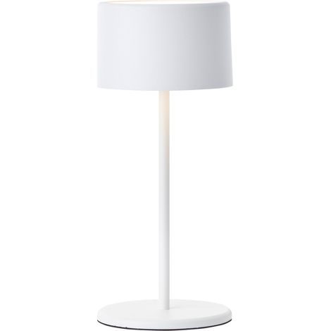 Lampe de table LED rechargeable Helio BRILLIANT, 2 W, 210 lm, 3000 K, métal, blanc (1/5)