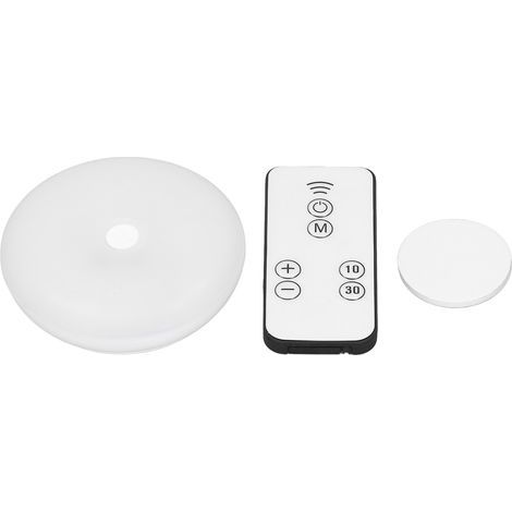 Round LED wall light, soft and warm, 3W, 18 LEDs, bedside lamp with remote control for kitchen stairs, 5V (1/5)