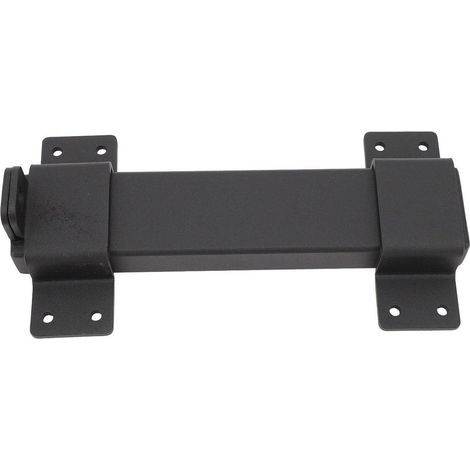 Verrou de porte coulissante en acier avec trou pour cadenas pour portails, abris, garages
