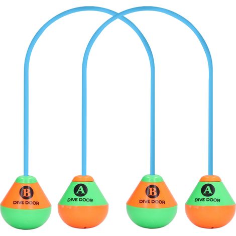 2 pièces Porte de Plongée Enfant, Jeu de Nage Sous l'Eau, Jouet Éducatif pour Apprendre à Nager, Amusant pour Piscine (1/5)