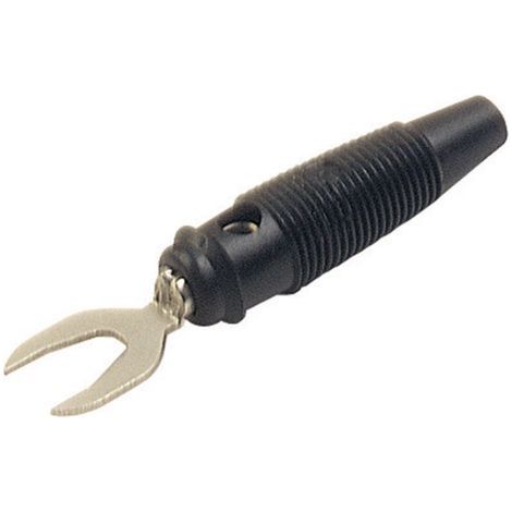 Cosse fourche avec repiquage banane Ø de la broche: 4 mm Hirschmann Test & Measurement KB 2 93058410 (1/4)