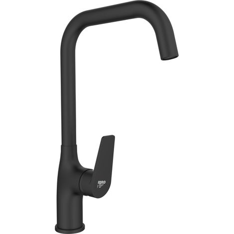 Miscelatore Lavello Serie Milton Nero Opaco (1/2)