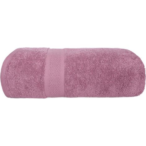 Asciugamano da bagno Leo 50x90 Lilla 100% cotone 450g morbido (1/5)