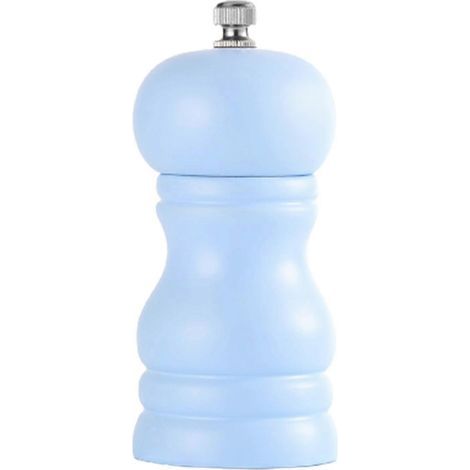 Hopeup Pepper Mill made of food-grade stainless steel and wood, portable pepper, salt and spice mill for home (1/5)