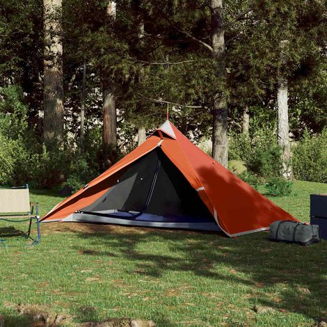 vidaXL Hanging Tent Tipi 1-Person Orange Waterproof (1/5)