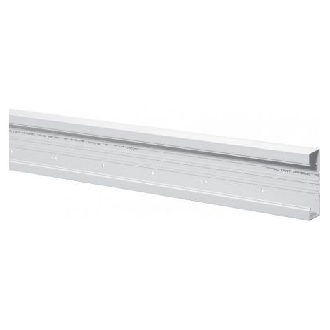 Goulotte d'installation 160x50mm blanc artic – 1 compartiment – Pour espaces confinés – Compatible avec couvercle L110mm – Planet Wattohm