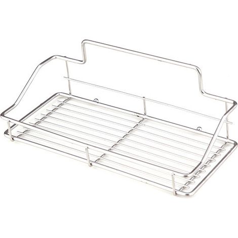 SHINING HOUSE 1 estante de ducha, cesta organizadora para baño y cocina, de acero inoxidable, sin perforaciones, 25 x 11 x 5,5 cm (1/5)