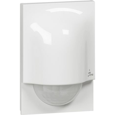 Legrand – Détecteur de mouvement infrarouge 140° 3 fils avec neutre IP42 – Portée 8m – Réglage luminosité 10 à 1275 lux – Installation murale en saillie