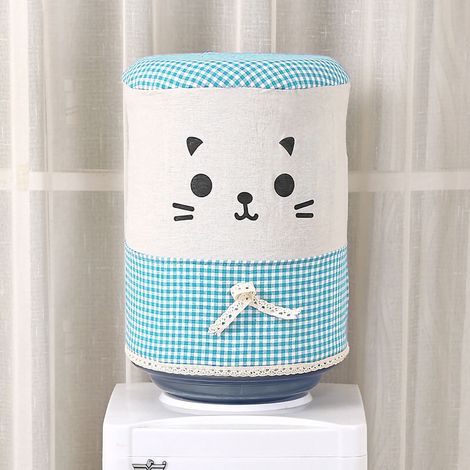 Housse de Protection Réutilisable pour Bidons d'Eau - Couverture Anti-Poussière Design Mignon pour Chat, Bureau ou Maison, Dimensions : 34 cm x 28 cm (1/5)