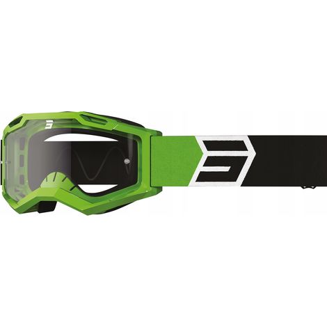 Gafas Shot Assault 2.0 Solar Cross/Enduro, color verde brillante, unisex. (1/3)