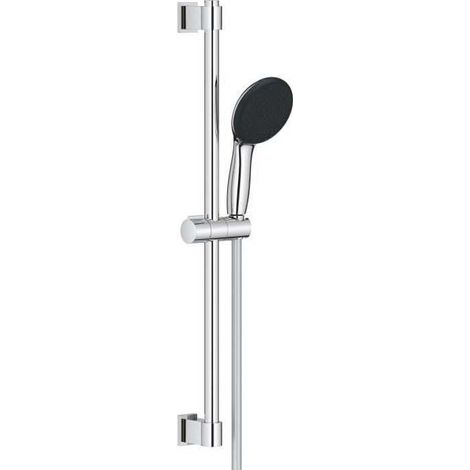 Ensemble de douche avec pommeau 1 jet, barre 60cm et flexible 1,75m - GROHE Vitalio Start 110 27942001 - Economie d'eau - Chrom