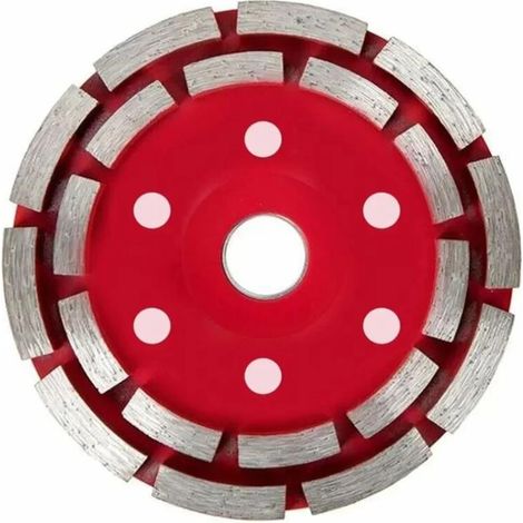 Einteilige Diamantscheibe zum Schleifen von Beton, Stein, Ziegel, Marmor und Granit – 125 x 150 x 180 mm (1/4)