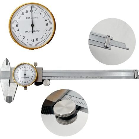 Etrier avec tableau de bord Acier inoxydable 150mm / 6” Livré avec boîte Longueur réglable (1/5)