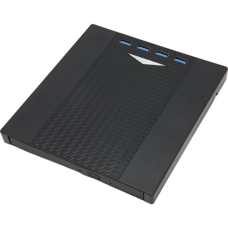 Graveur DVD externe USB
3.0 silencieux avec témoin lumineux, emplacement pour carte mémoire, prêt à l'emploi, pour ordinateur portable et de bureau. (1/5)