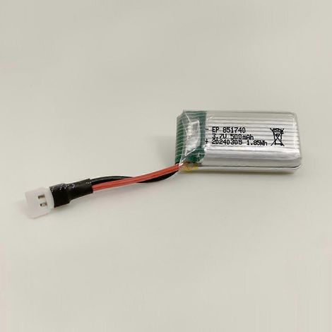 Batterie LiPo 3,7 V 500 mAh de rechange pour avion RC QIDI-560 Maule M7 (envergure 510 mm) (1/4)