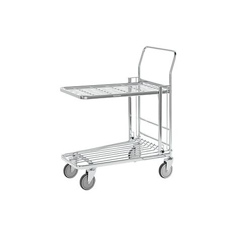 Kongamek Carrello della spesa zincato lungh x largh x alt (1/2)