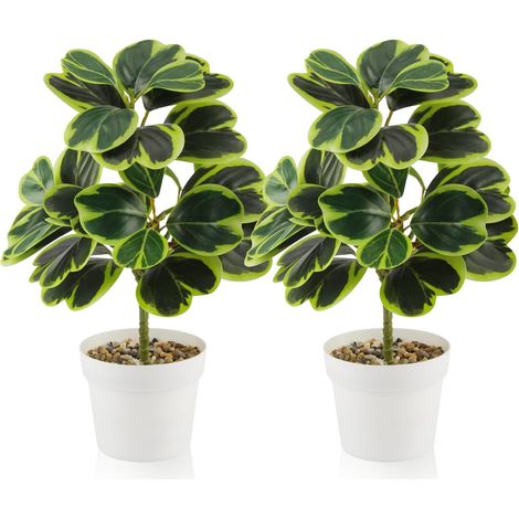 2 Pcs Plantes Artificielles Interieur Petite Plante Artificielle (1/5)