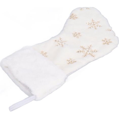 Pendentif de Noël en Polyester avec Broderie Flocon de Neige, Décoration pour Sapin (1/5)