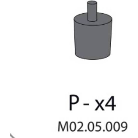 R PX4 X ARMADIO SPOGLIATOIO RESINA A 1 POSTO IN KIT C/SERRAT