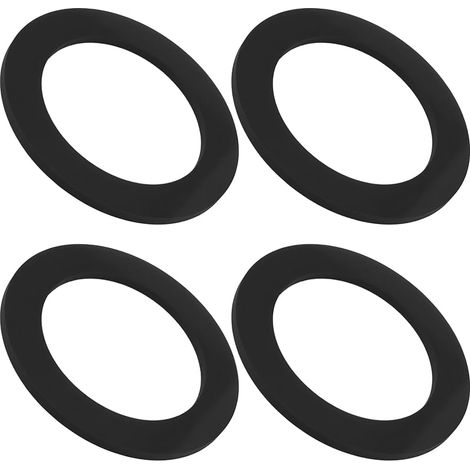 Lot de 4 rondelles de vidange en caoutchouc 70 x 49 x 3 mm pour sceller la connexion entre la sortie de vidange et le tuyau de vidange (1/5)
