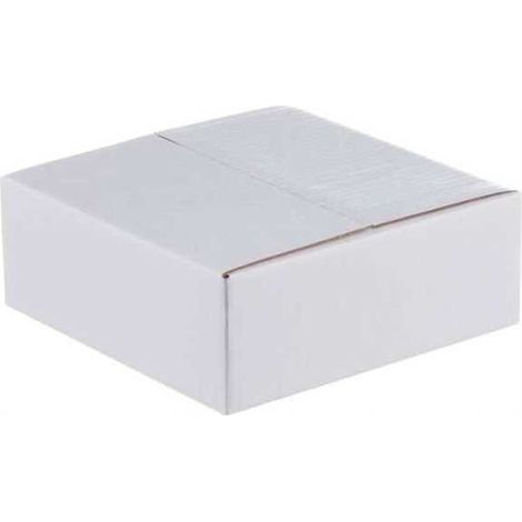 Klappkarton 450 x 350 x 80 mm, weiß-braun, 365 g