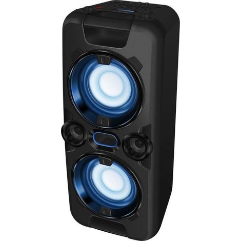 Enceinte audio sans fil - SENCOR - SSS 3800 - 60 W - 30 radios FM - Bluetooth - Lumieres LED clignotantes - Noir (1/5)