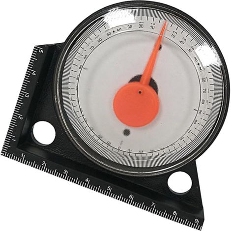 Inclinomètre de Précision à Aiguille, Mesure D’angle, Niveau Incliné  Abs Noir, Fixation sur Surfaces Métalliques, Mesure Rapide et Précise, pour Automobile et Menuiserie (1/5)