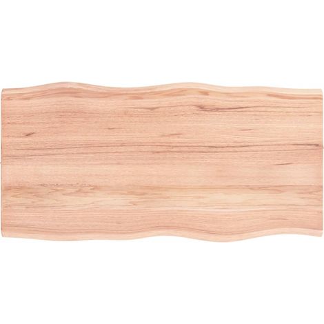 Dessus de table bois chêne massif traité bordure assortie