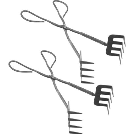 Pince multifonctionnelle robuste pour barbecue et cheminée extérieure, pince à charbon, clous (1/5)