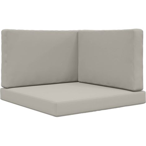 Maison Exclusive - Sofakissen für draußen 3 pcs Grau Polyester