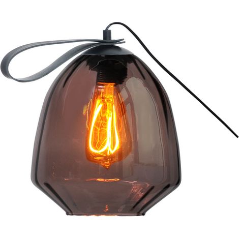 Lampe de table Porto Transporter avec le verre rouge Nicolette - 4710-05-40-03-13 (1/2)