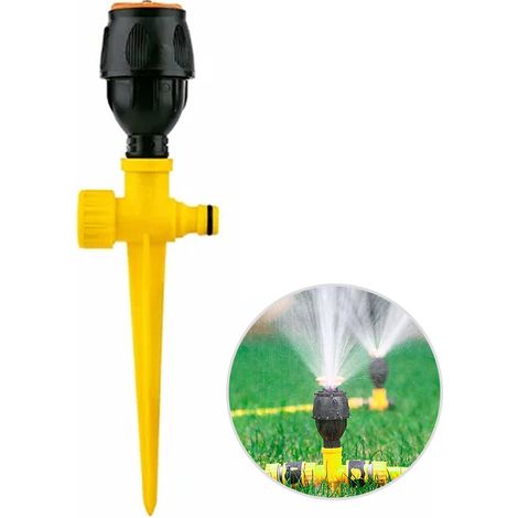 Système d'Arrosage Rotatif 360° pour Pelouse et Jardin avec Tuyau d'Eau (1/5)