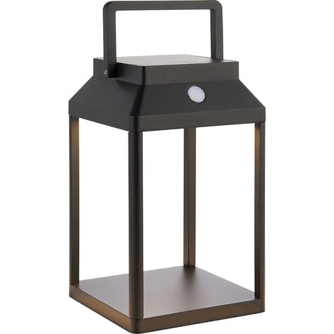 Lampada da tavolo esterno LED 3,15W solare USB nera Endon (1/5)
