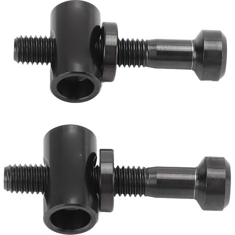 Lot de 2 vis de tige de selle RISK en alliage de titane M5x30 mm, noires. (1/5)