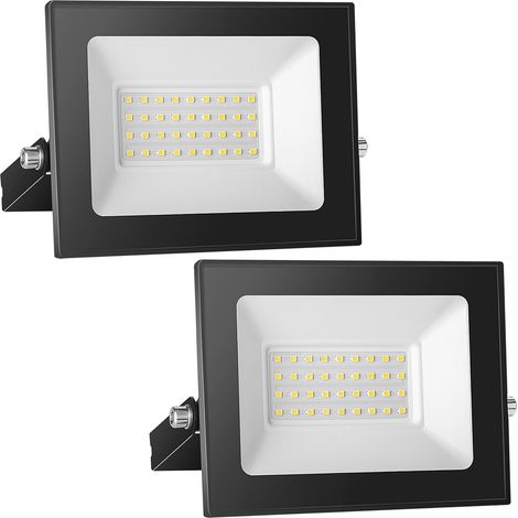 Spot LED 12V DC, 30W Superlight Projecteur IP65 Étanche, 3000K Blanc Chaud Applique Murale Extérieure, 3000LM Projecteur Idéal pour Jardin, Cour, Terrasse, Garage (1/5)