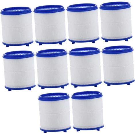 Badewannenfilter (10er-Pack), Duschfilterkartuschen, Duschfilter-Ersatzpackung, ND-Filter, Duschfilter für hartes Wasser, Duschdüsenfilter