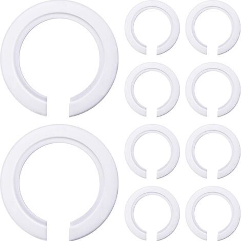 paquet De 10 E27 To E14 Convertisseur D'anneau D'abat-jour En Plastique, Rducteur D'anneau D'abat-jour Pour Le Montage Des Abat-jour Vis Edison A (1/5)