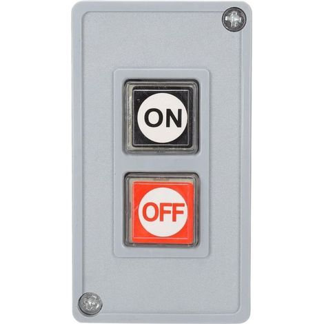 Interrupteur Bouton-Poussoir pour Portail et Porte de Garage TPB‑2 250VAC