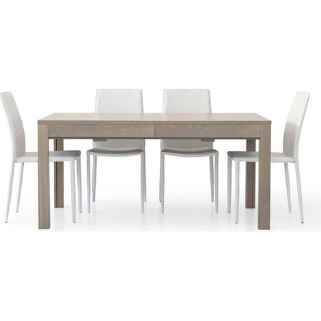 GREGORY - tavolo a consolle moderno allungabile in rovere