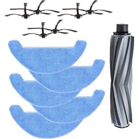 6 Brosses Latérales + 5 Tampons De Nettoyage 1 Brosse Centrale Pour AMIBOT Animal H2O Connect